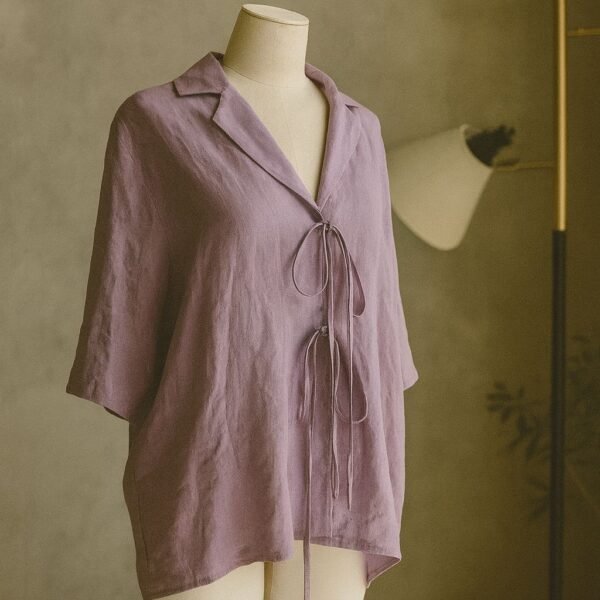 Blusa Lila de Lino
