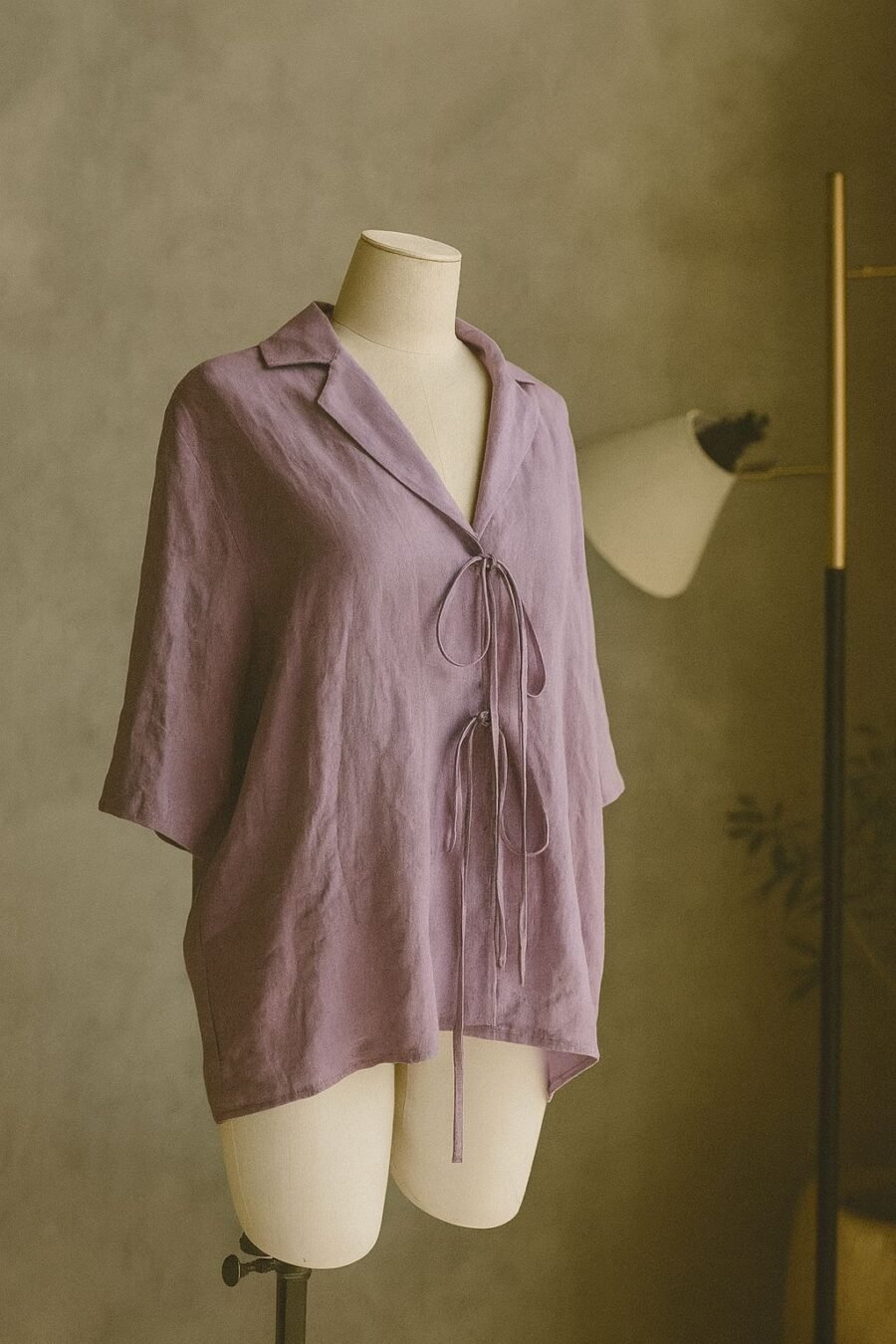 Blusa Lila de Lino